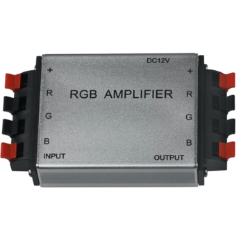 AMPLIFICADOR DE SEÑAL PARA CINTAS LED TIPO RGB
