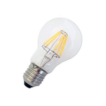 Bombillo LED Filamento 6W y 8W Luz calida E27