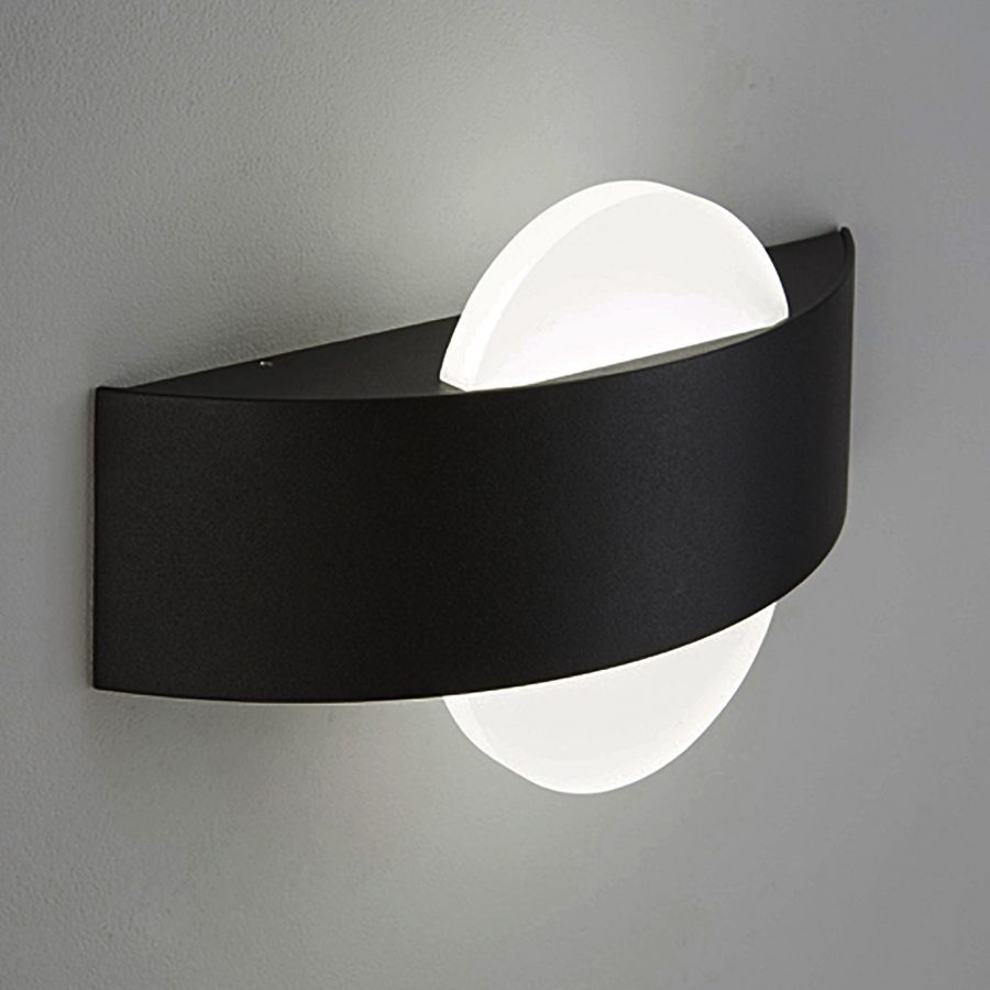 APLIQUE DE PARED CURVO DOBLE LUZ