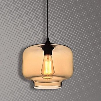 Lámpara Cristal ámbar Cód.3875