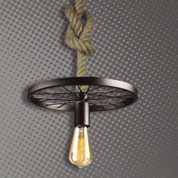 Lámpara soga con rueda Cód.3905