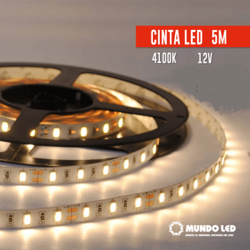 Cinta LED 2835-12V, 10w/m, 3000k – Tejie Led