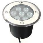 Empotrable De Piso 7W Luz Calida
