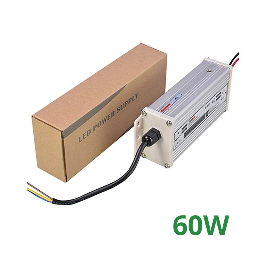 POWER SUPPLY  60W LRS  24V 5AMP 85-264 VAC 50/60HZ, IP65 SMALL SIZE WH
