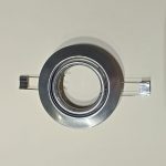 BASE OJO DE BUEY GU10-MR16 CROMADA FIJA COD. 2710