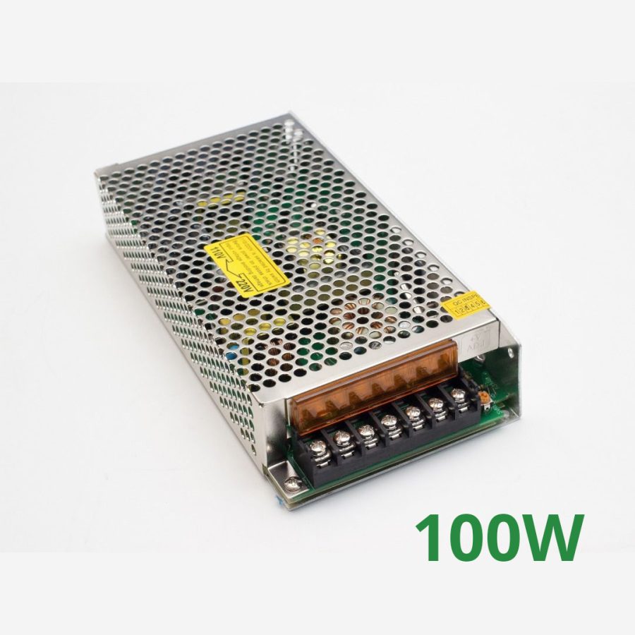 POWER SUPPLY 12V MS 100W ,8.5 amp, IP44 (LRS) WH