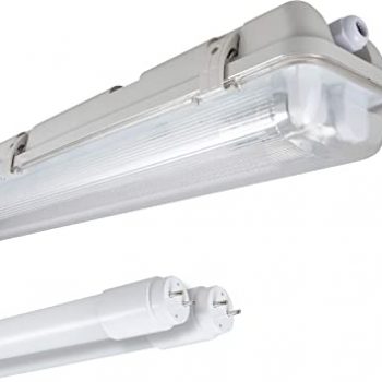 Tubo LED T8 Aluminio Frost - 40W - 96 - Luz Fría - Caja De 20 Unidades