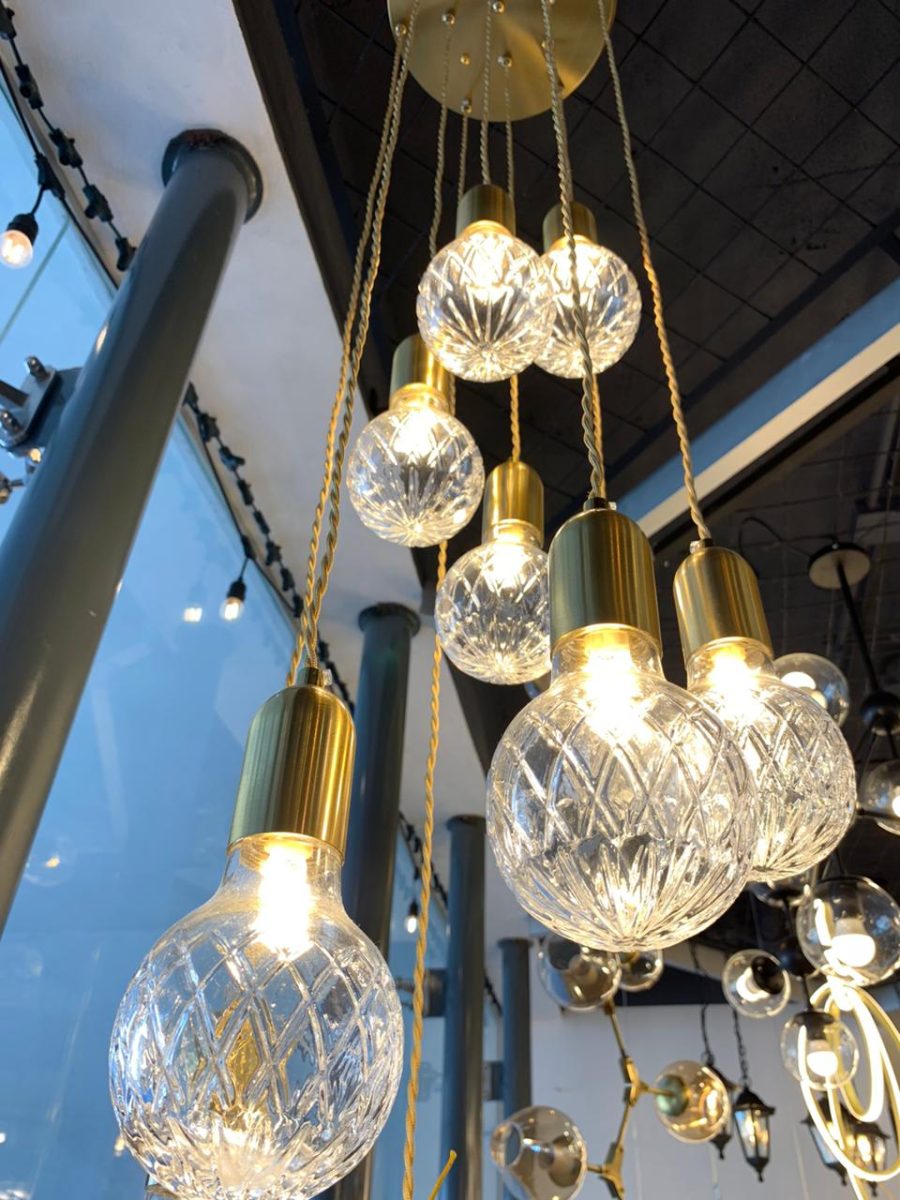 Lámpara de techo decorativa LED DOBLE ALTURA 2 M cod. 3865