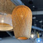 LÁMPARA DECORATIVA DE RATTAN LARGA COD. 3288