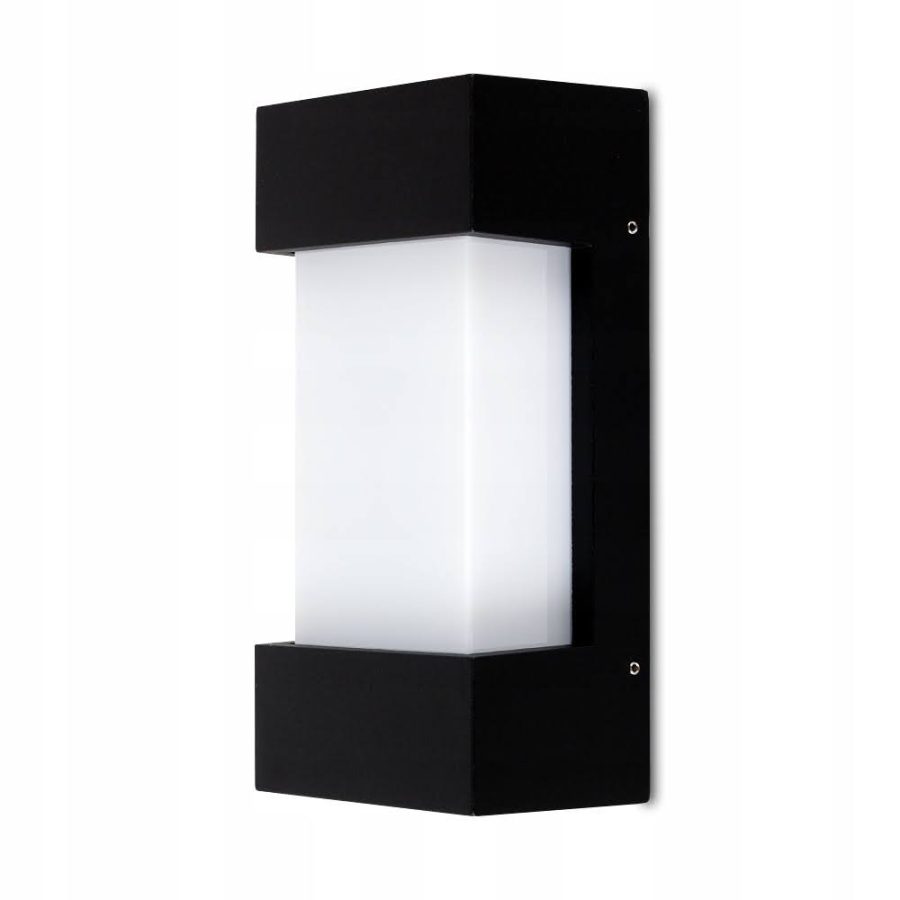APLIQUE NEGRO CUADRADO Y BLANCO COVER BLANCO E27 cod. 3909
