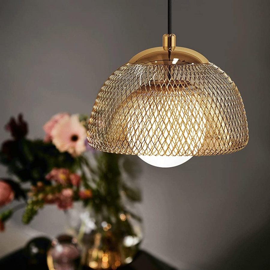 LÁMPARA DEC DE RATTAN BASE NEGRA GLOBO MILK E27 cod. 4176