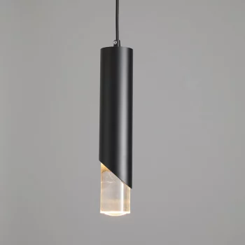 LAMPARA DECORATIVA TUBULAR NEGRA COD. 3633