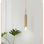 LAMPARA DEC TUBULAR LED COB 3W 110/240V DORADA cod. 3983