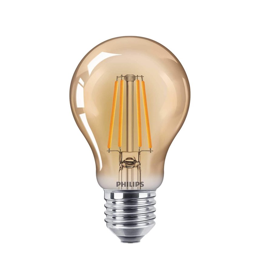 BULBO LED FILAMENTO A60 4W CRISTAL AMBAR 2700K 110-130V E27 COD. 2013