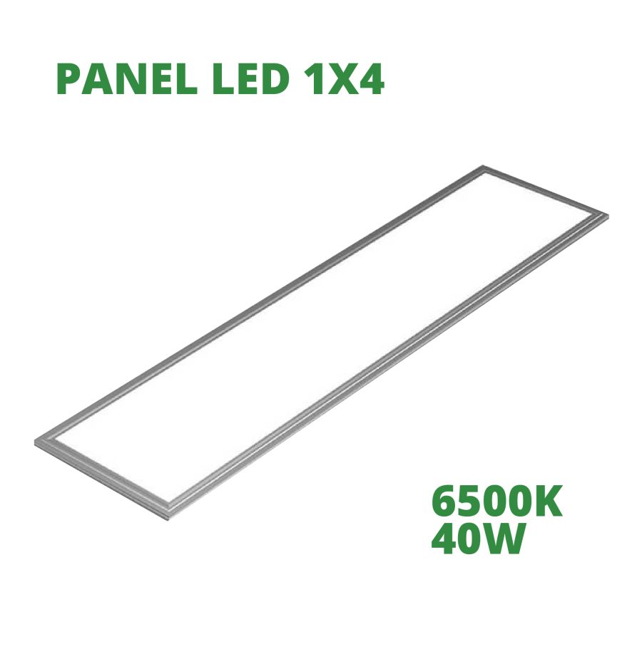 Panel Led Rectangular De 40W 1X4 Luz Blanca (6500K) cod. 3054