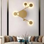 APLIQUE DEC 6 CIRCULOS DORADO LED INTEGRADO  3000K Cod. 4347
