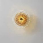 APLIQUE DEC CIRCULAR DORADO  LED INTEGRADO COD. 4389