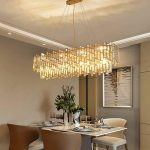 LÁMPARA DECORATIVA DE CRISTAL K9 E14*10 SOCKETS  COD.4281