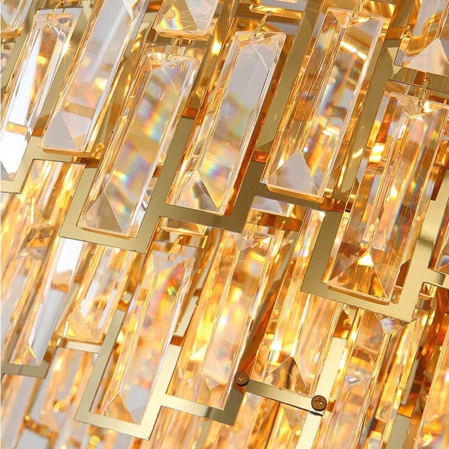 LÁMPARA DECORATIVA DE CRISTAL K9 E14*10 SOCKETS  COD.4281