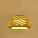 LÁMPARA DECORATIVA DE BAMBOO TIPO HONGO COD.4233