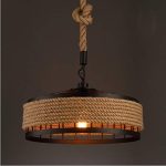 LÁMPARA DEC  CANDELABRO REDONDA CON SOGA COD. 4582