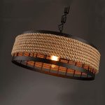 LÁMPARA DEC  CANDELABRO REDONDA CON SOGA COD. 4582