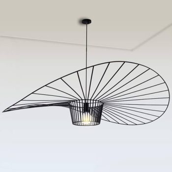 LÁMPARA DECORATIVA COLGAR FORMA DE ARO DE METAL PEQUEÑA D45CM 1.2M E27 IP20 ENJ COD.4792