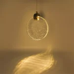 LÁMPARA DEC PLATO TRANSPARENTE LED INTEGRADO  4W 3000K COD. 4565