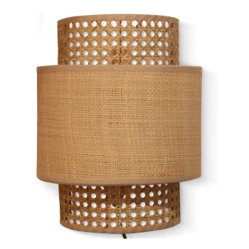 APLIQUE DECORATIVO DE FIBRA  DOBLE LUZ COD.2894