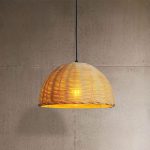 LÁMPARA DECORATIVA RATTAN REDONDA COD.3340