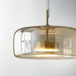 LÁMPARA DECORATIVA LED INTEGRADO ÁMBAR REDONDA COD. 4522