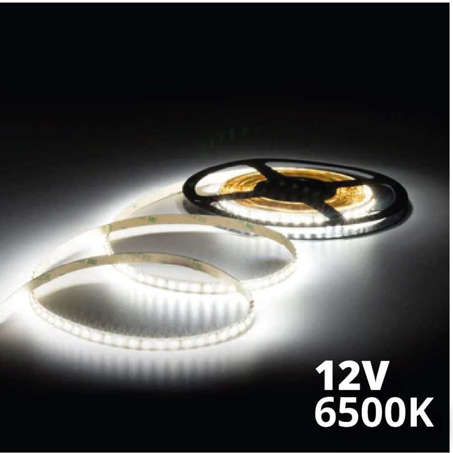 Rollo Cinta Led Luz BLANCA (6500K) 5 Metros Ip20 120 LEDS/M