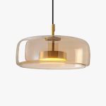 LÁMPARA DECORATIVA LED INTEGRADO ÁMBAR REDONDA COD. 4522