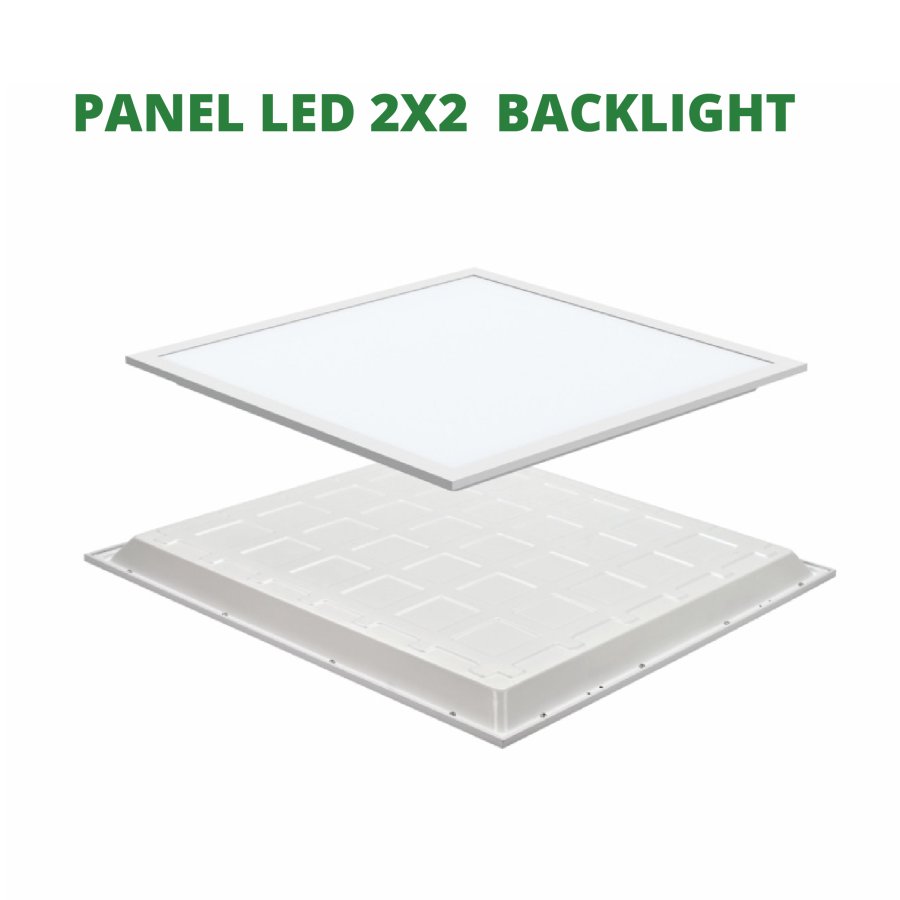 PANEL LED 2X2 40W 6500K BACKLIGHT 100/277V IP20 POWER NEOLUZ COD. 3043