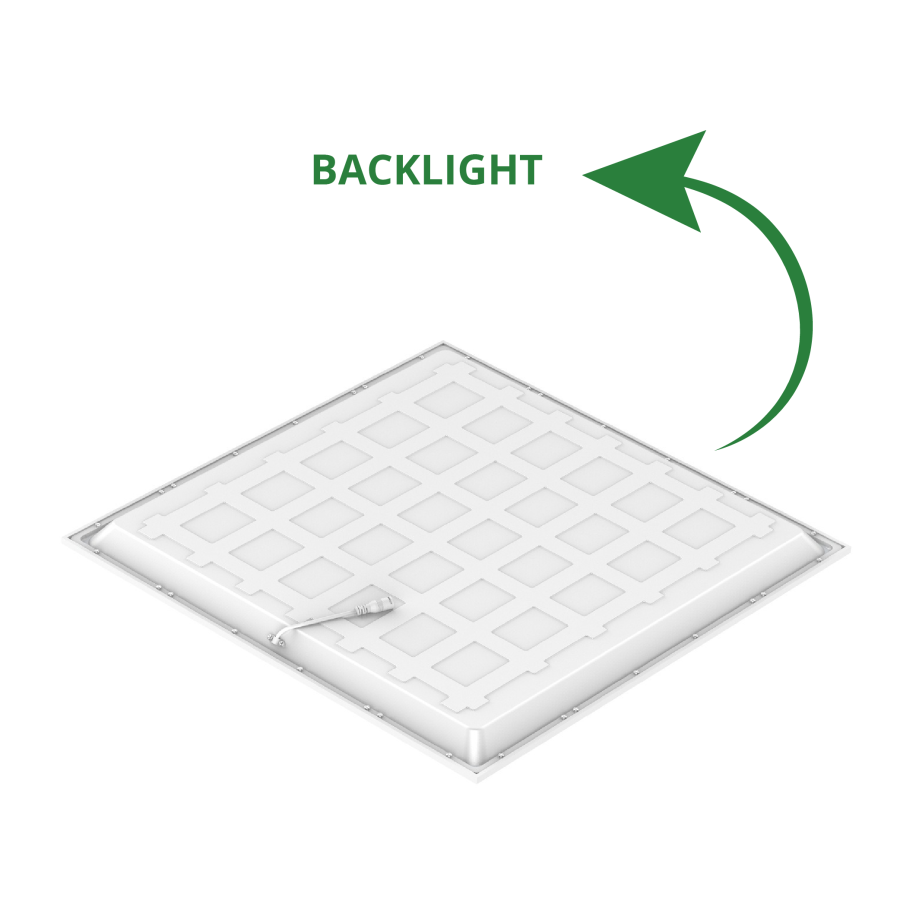 PANEL LED 2X2 40W 6500K BACKLIGHT 100/277V IP20 POWER NEOLUZ COD. 3043