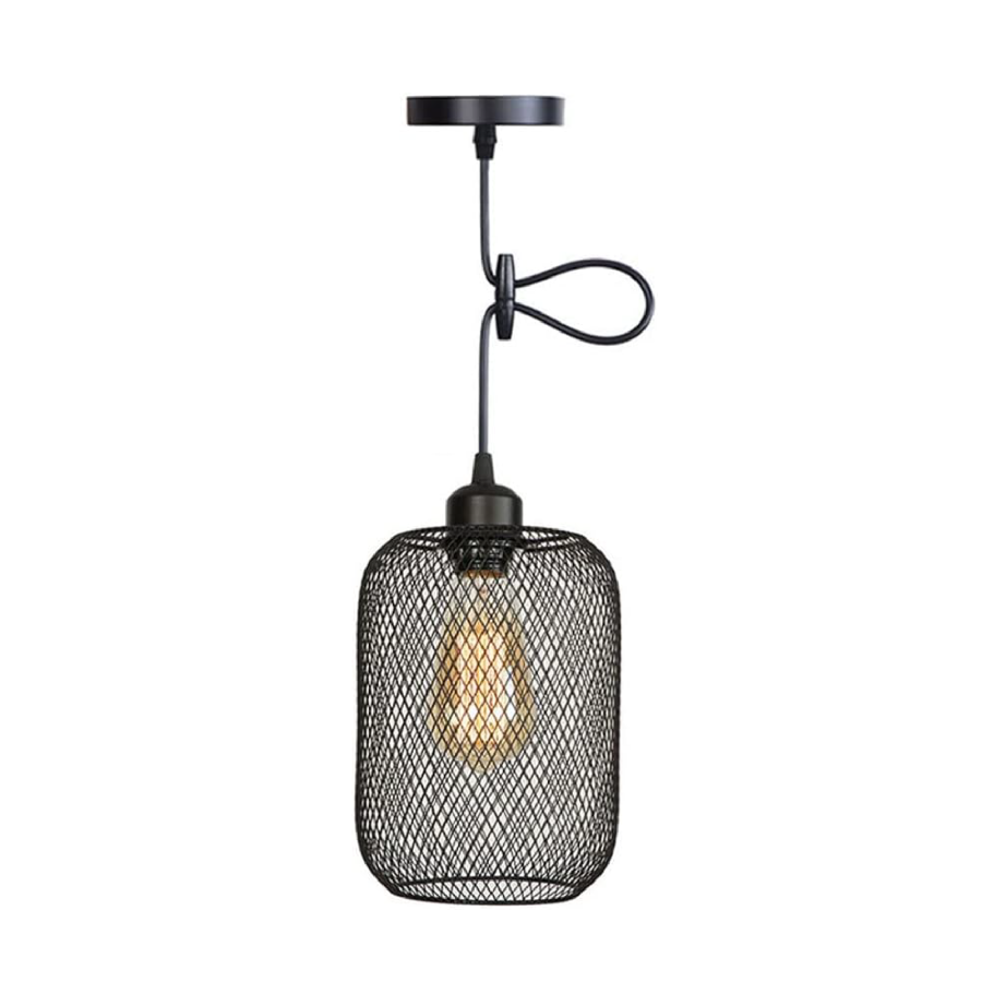 LÁMPARA DECORATIVA TIPO BOTELLA  MALLA COD.3200