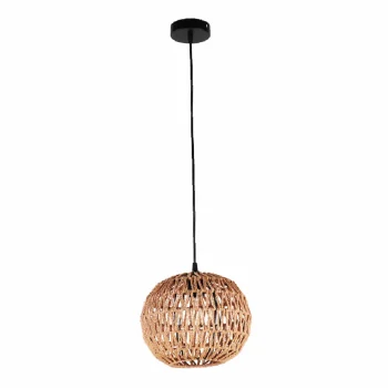 LÁMPARA DECORATIVA CIRCULAR  DE RATTAN  25CM*25CM*20CM COD.3523