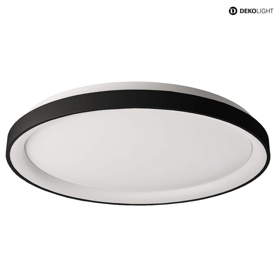 LÁMPARA DE TECHO NEGRA  LED PLAFON 60W CCT D49CM*80CM COD.3197