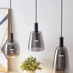 LÁMPARA DECORATIVA  CRISTAL BLACKSMOKE COD.3183