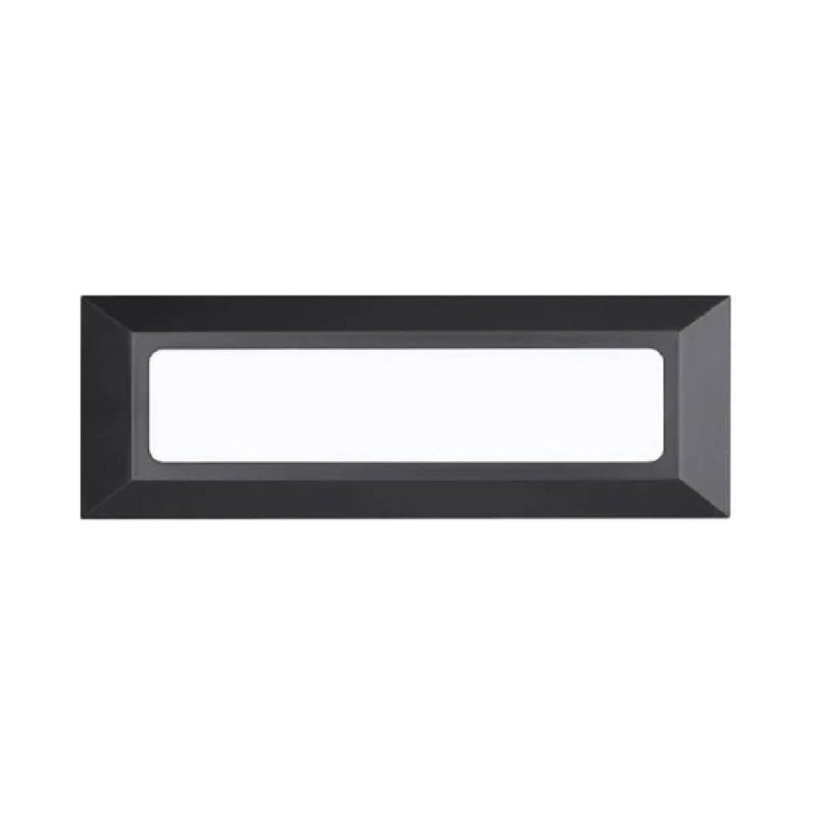 REJILLA EMPOTRABLE ESCALERA  NEGRA RECTANG Cod.1019