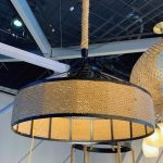 LÁMPARA DEC  CANDELABRO REDONDA CON SOGA COD. 4582