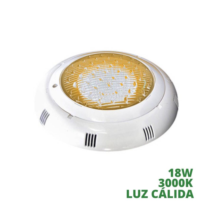 LAMPARA DE PISCINA ADOSABLE 18w LUZ BLANCA 12v Cod. 6180