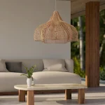 LÁMPARA DECORATIVA DE RATTAN ESTRELLA COD.4300