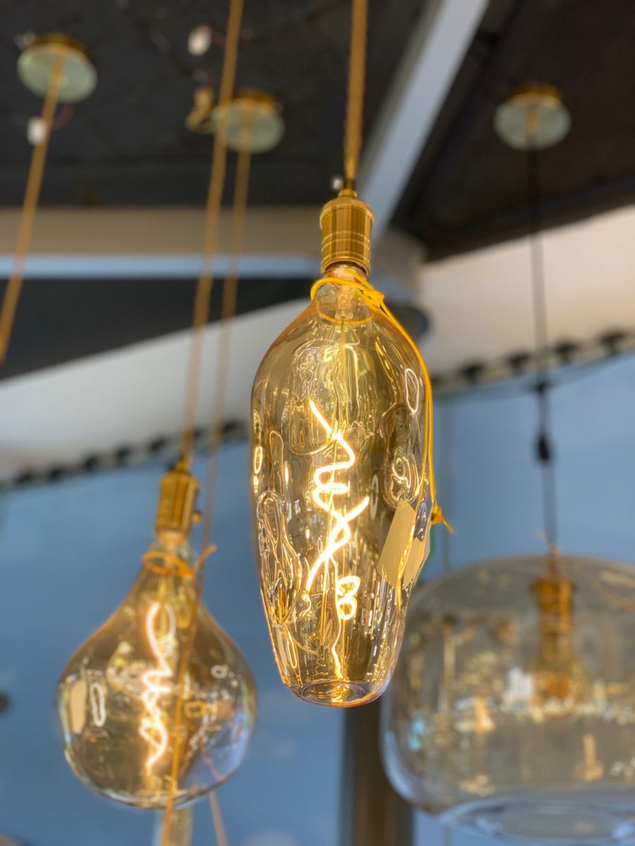 LÁMPARA DECORATIVA CRISTAL ÁMBAR  3000k COD.3211