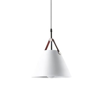 LÁMPARA DECORATIVA DE COLGAR TRIANGULAR BLANCA E27 27cm*10cm*120cm COD.3659