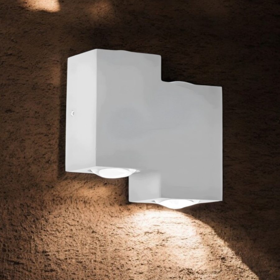 APLIQUE DECOARTIVP BLANCO LED INTEGRADO 4W 3000K 10CM*10CM*4CM COD.2321