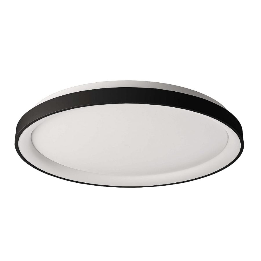 LÁMPARA DE TECHO NEGRA  LED PLAFON 60W CCT D49CM*80CM COD.3197