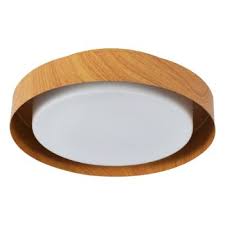 LÁMPARA DE TECHO PLAFON COLOR MADERA D29CM*8CM COD.3195